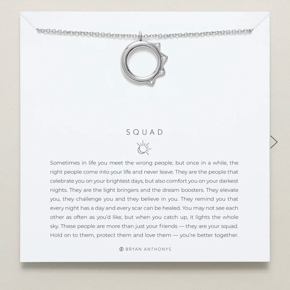 Bryan Anthonys squad necklace silver new in box - Picture 6 of 8